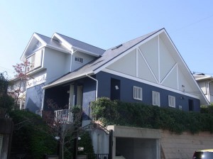 施工事例：ツートン×シャープに見せる<br />筑紫野市光が丘　M様邸