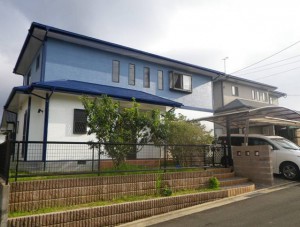 施工事例：宗像市光ヶ丘Ｎ様邸外壁・屋根塗装工事