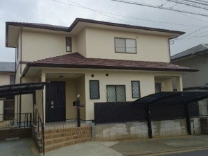 施工事例：八幡西区星ヶ丘Ｍ様邸外壁・屋根塗装工事