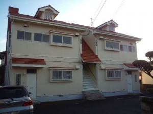 施工事例：直方市頓野Ｉ様アパート外壁・屋根塗装工事