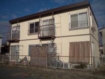 施工事例：直方市感田Ｋアパート様邸外壁・屋根塗装工事