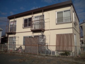 施工事例：直方市感田Ｋアパート様邸外壁・屋根塗装工事