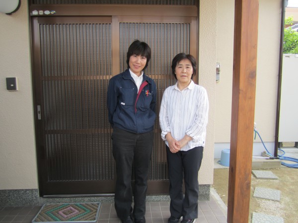 お客様の声：女性職人さんならではの女性目線でのきめ細やかな対応に大満足です！
