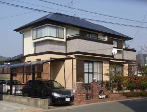 施工事例：福津市若木台Ｉ様邸外壁・屋根塗装工事