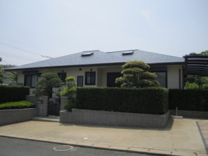 施工事例：宗像市ひかりヶ丘Ｔ様邸外壁・屋根塗装工事
