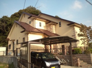 施工事例：宗像市田久Ｓ様邸外壁・屋根塗装工事