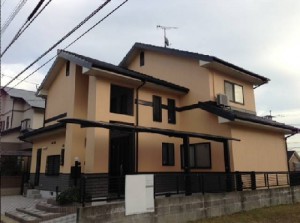 施工事例：宗像市泉ヶ丘Ｆ様邸外壁・屋根塗装工事