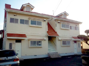 直方市頓野Ｉ様アパート外壁・屋根塗装工事