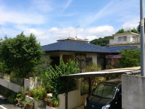 施工事例：宗像市自由ヶ丘Ｆ様邸屋根塗装工事