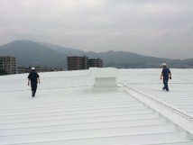 施工事例：糟屋郡篠栗町Ｎ工場 屋根塗装工事