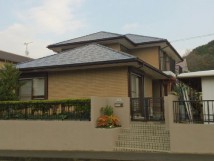 施工事例：宗像市城西ヶ丘Ｈ様邸屋根塗装工事