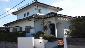 施工事例：宗像市自由ヶ丘Ｔ様邸外壁防水塗装工事