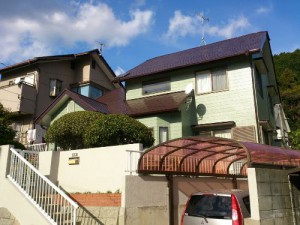施工事例：宗像市大谷Ｔ様邸外壁・屋根塗装工事　