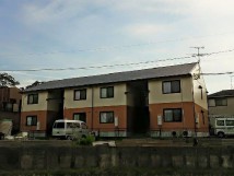 施工事例：遠賀郡岡垣町アパート８世帯外壁・屋根塗装工事