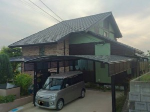施工事例：宗像市三郎丸Ｕ様邸外壁塗装工事