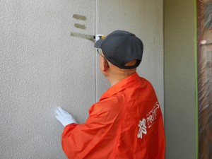 宗像市にて外壁塗装のひととき♪♪