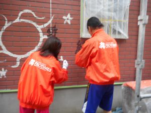宗像市にて外壁塗装のひととき♪♪