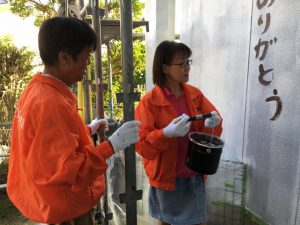 宗像市稲元にて外壁塗装のひととき♪♪