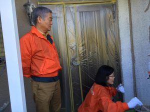 宗像市日の里にて外壁のひととき♪♪
