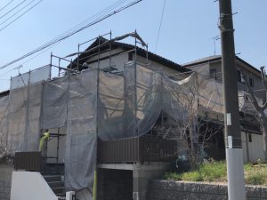 宗像外壁塗装中♪♪外壁の色の決め方＊
