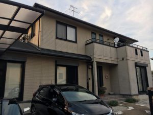 宗像市外壁塗装☆お好みの色分け♪♪