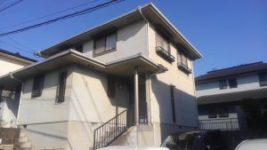 宗像市外壁塗装☆お好みの色分け♪♪