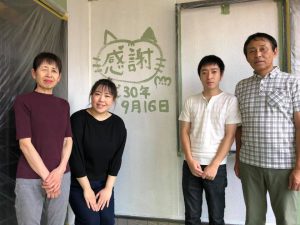 宗像市外壁塗装☆「感謝のかべ」宗像市ひかりヶ丘にて♪♪
