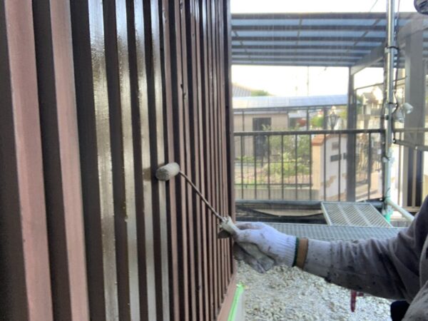 宗像市自由が丘S様邸屋根·外壁塗装3日目