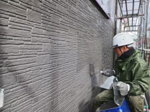 福津市若木台T様邸外壁塗装工事6日目