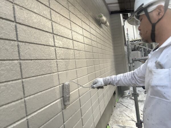 福津市福間南N様邸外壁上塗り10日目
