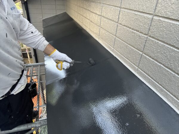 福津市福間南N様邸付帯上塗り13日目