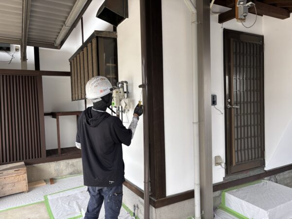 新宮町新宮東H様邸樋塗装15日目