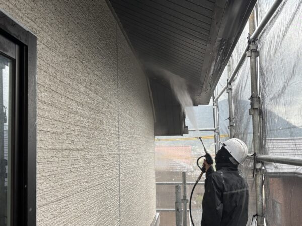 宗像市田久I様邸洗浄1日目