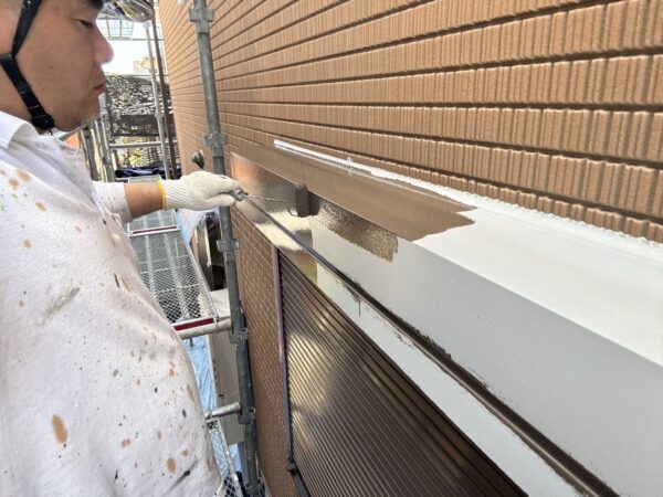 宗像市田久I様邸付帯塗装4日目
