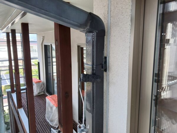福津市あけぼのF様邸屋根·外壁塗装工事3日目