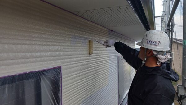 古賀市薦野O様邸屋根·外壁塗装工事5日目