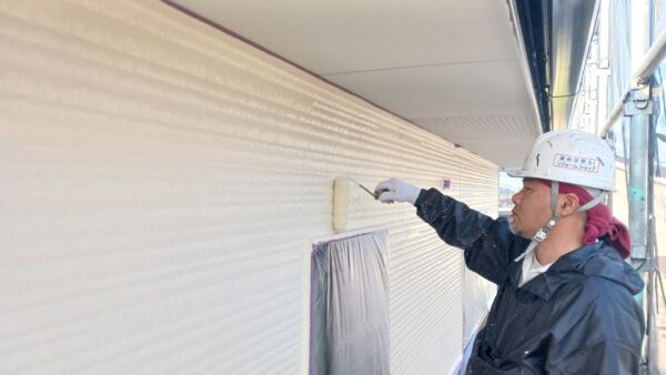 古賀市薦野O様邸屋根·外壁塗装工事6日目