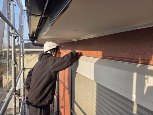 糸島市S様邸外壁塗装工事最終日