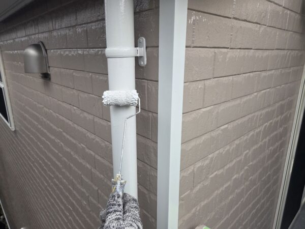 福津市中央N様邸外壁塗装工事6日目