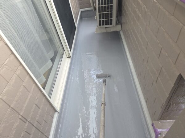 福津市中央N様邸外壁塗装工事7日目