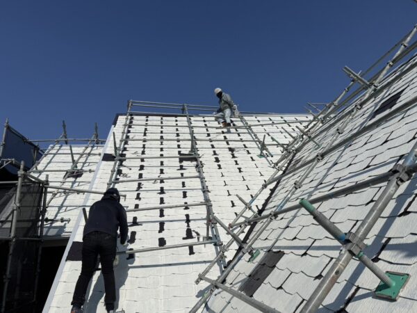 古賀市舞の里U様邸屋根·付帯塗装工事7日目