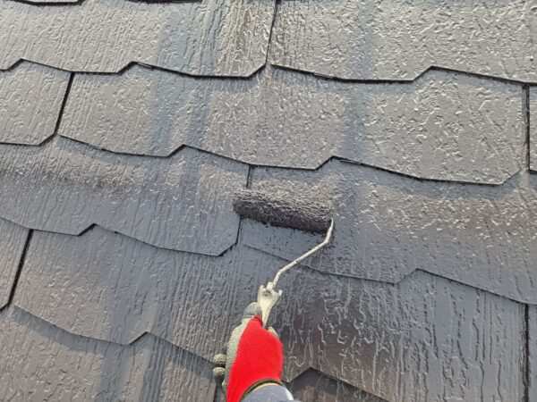 古賀市舞の里U様邸屋根·付帯塗装工事12日目