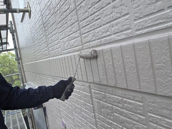 直方市赤地T様邸屋根·外壁塗装工事6日目